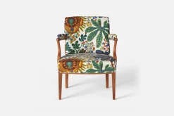 Karmstolar*Josef Frank Karmstol 969 Kederband Sitthöjd 43 cm Aralia, Multi