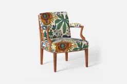 Karmstolar*Josef Frank Karmstol 969 Kederband Sitthöjd 43 cm Aralia, Multi