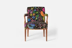 Fåtöljer|Karmstolar*Josef Frank Karmstol 969 Kederband Sitthöjd 47 cm Teheran, Svart
