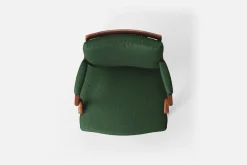 Fåtöljer|Karmstolar*Josef Frank Karmstol 969 Kederband Sitthöjd 47 cm Vägen, Mörkgrön