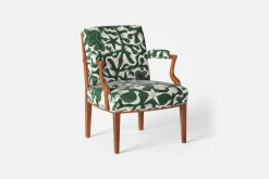 Karmstolar*Josef Frank Karmstol 969 Kederband Sitthöjd 43 cm Aristidia, Grön