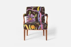 Karmstolar*Josef Frank Karmstol 969 Kederband Sitthöjd 43 cm Hawai, Brun