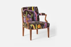 Karmstolar*Josef Frank Karmstol 969 Kederband Sitthöjd 43 cm Hawai, Brun