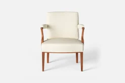 Karmstolar*Josef Frank Karmstol 969 Kederband Sitthöjd 43 cm Vägen, Vit