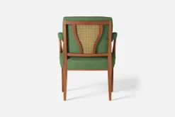 Fåtöljer|Karmstolar*Josef Frank Karmstol 969 Kederband Sitthöjd 47 cm Möbellin, Grön