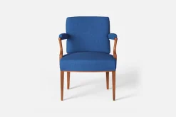 Fåtöljer|Karmstolar*Josef Frank Karmstol 969 Kederband Sitthöjd 47 cm Möbellin, Blå