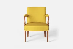 Karmstolar*Josef Frank Karmstol 969 Kederband Sitthöjd 43 cm Vägen, Ockra