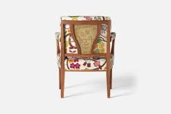 Karmstolar*Josef Frank Karmstol 969 Kederband Sitthöjd 43 cm Baranquilla, Vit