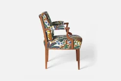 Fåtöljer|Karmstolar*Josef Frank Karmstol 969 Kederband Sitthöjd 47 cm Aralia, Multi