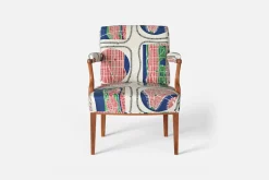 Karmstolar*Josef Frank Karmstol 969 Kederband Sitthöjd 43 cm Manhattan, Multi