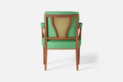 Fåtöljer|Karmstolar*Josef Frank Karmstol 969 Kederband Sitthöjd 47 cm Vägen, Grön