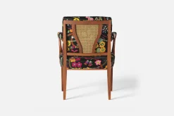 Fåtöljer|Karmstolar*Josef Frank Karmstol 969 Kederband Sitthöjd 47 cm Baranquilla, Svart