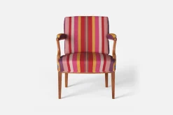 Karmstolar*Josef Frank Karmstol 969 Kederband Sitthöjd 43 cm Hamaca Rojo, Multi