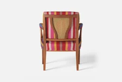 Karmstolar*Josef Frank Karmstol 969 Kederband Sitthöjd 43 cm Hamaca Rojo, Multi