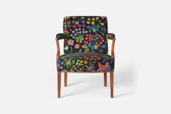 Karmstolar*Josef Frank Karmstol 969 Kederband Sitthöjd 43 cm Under Ekvatorn, Svart