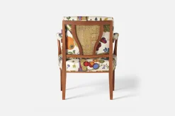 Karmstolar*Josef Frank Karmstol 969 Kederband Sitthöjd 43 cm Vegetable Tree, Multi