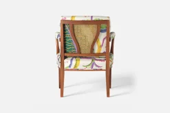 Karmstolar*Josef Frank Karmstol 969 Kederband Sitthöjd 43 cm Hawai, Vit