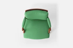 Karmstolar*Josef Frank Karmstol 969 Kederband Sitthöjd 43 cm Vägen, Grön