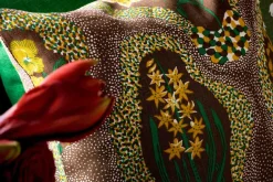 Kuddar*Josef Frank/Svenskt Tenn Kudde Catleya Brun