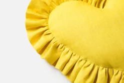 Kuddar*Svenskt Tenn Kudde Hjärta med Volang Citrongul