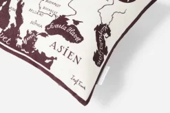 Kuddar*Josef Frank/Svenskt Tenn Kudde Världskarta Prune