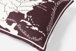 Kuddar*Josef Frank/Svenskt Tenn Kudde Världskarta Prune