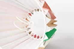 Lampskärmar*Svenskt Tenn / Lars Nilsson Lampskärm Plisserad Lin, Anacapri, Multi