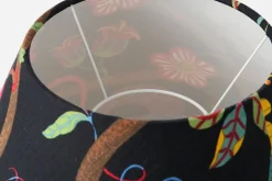 Lampskärmar*Josef Frank/Svenskt Tenn Lampskärm Spänd 1257 Lin, Baranquilla, Svart