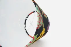 Lampskärmar*Josef Frank/Svenskt Tenn Lampskärm Spänd 2332 Lin, Baranquilla, Svart