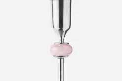 Ljusstakar & Ljuslyktor|Tennljusstakar*Josef Frank Ljusstake Tenn Sten Rosenkvarts