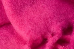 Plädar*Lena Rewell Pläd Mohair Cerise