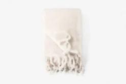 Plädar*Lena Rewell Pläd Mohair Vit