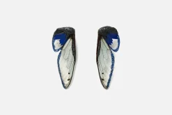 Smycken*Märta Mattsson Örhänge Cicada Vingar Blå