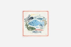 Servetter & Servettställ|Kök & Dukningstextil*Charlotte Lynggaard Servett Circling Fish