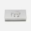 Dekorationsdetaljer|Tenndekorationer*Svenskt Tenn Skrin med Lock Elefant
