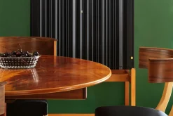 Matstolar*Josef Frank Stol 300 Möbellin, Mörkbrun