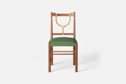 Matstolar*Josef Frank Stol 2238 Mahogny, Möbellin, Grön