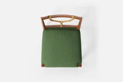 Matstolar*Josef Frank Stol 2238 Mahogny, Möbellin, Grön