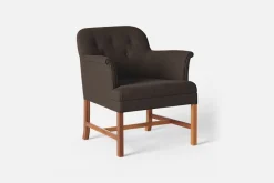 Fåtöljer*Josef Frank Stol 930 Möbellin, Mörkbrun