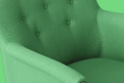 Fåtöljer*Josef Frank Stol 930 Vägen, Grön