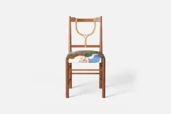 Matstolar*Josef Frank Stol 2238 Mahogny, Anakreon, Vit