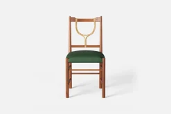 Matstolar*Josef Frank Stol 2238 Mahogny, Vägen, Mörkgrön