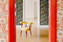 Mönstrade Tapeter*Josef Frank Tapet Eldblomman Röd