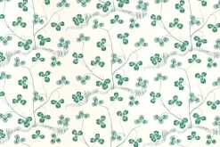 Mönstrade Tapeter*Josef Frank Tapet Klöverblad Grön