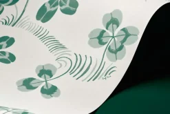 Mönstrade Tapeter*Josef Frank Tapet Klöverblad Grön