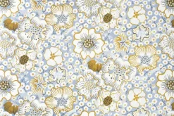 Tapetprover*Josef Frank Tapetprov Eldblomman Gråblå