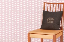 Tapetprover*Estrid Ericson Tapetprov Elefant Rosa