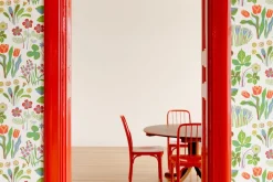 Tapetprover*Josef Frank Tapetprov Vårklockor Vit