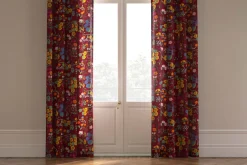 Tyg På Metervara*Josef Frank Textil Baranquilla Vinröd