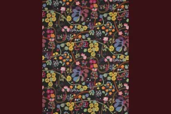 Tyg På Metervara*Josef Frank Textil Baranquilla Svart